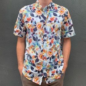 NWT Oxford Lads print shirt Men’s size L